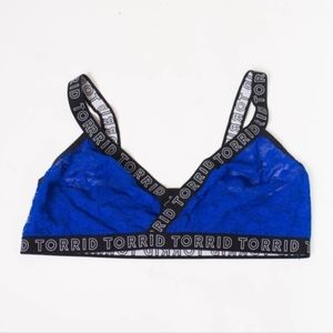 New Blue Laced Bralette